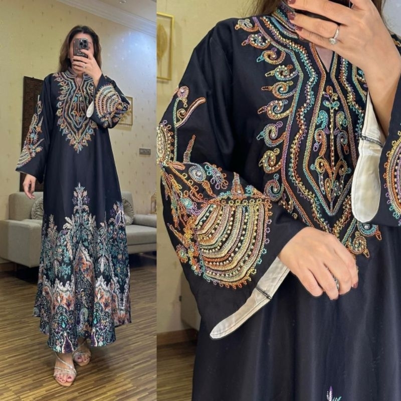 abaya kaftan dubai / kaftan marocco / kaftan Arab