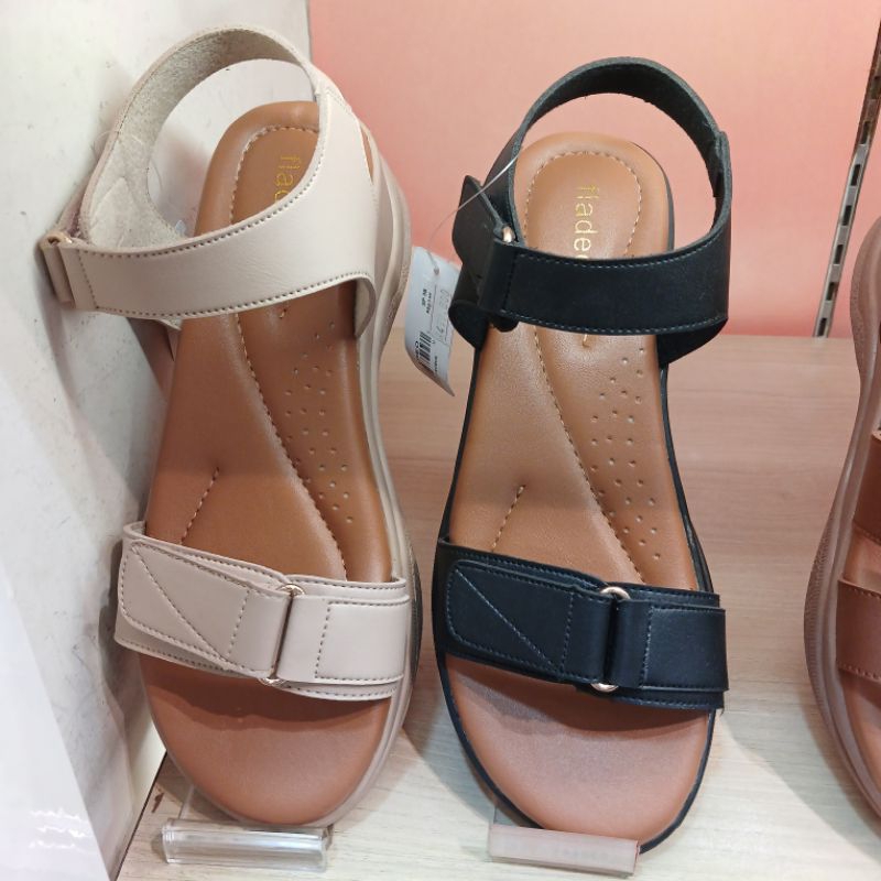 sepatu sandal wanita wedges 3cm FLADEO❗️ori by matahari