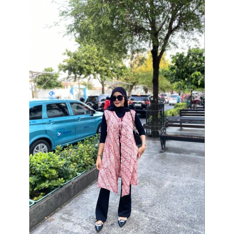 outer batik/outer tali/yukensi/outer batik tali/outer tanpa lengan/outer yks/