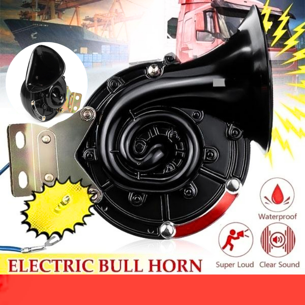 MALL KKMOON Klakson Mobil 12 Volt suara besar dan kencang Keong Air Horn 12V 150dB DL34G