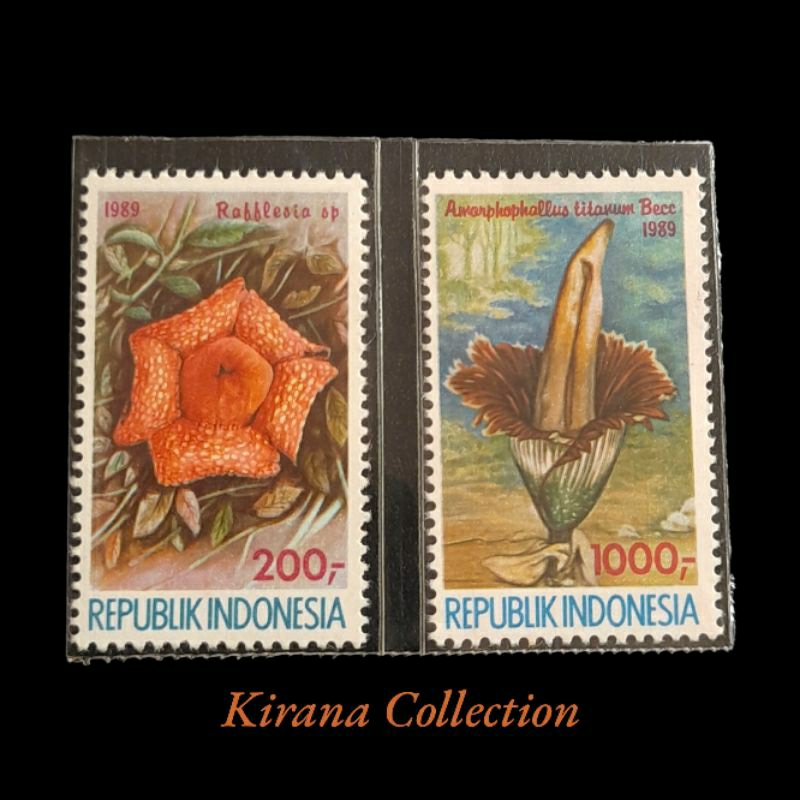 

LOT F335 KOLEKSI PRANGKO INDONESIA I-367 2V BUNGA RAFLESIA 1989