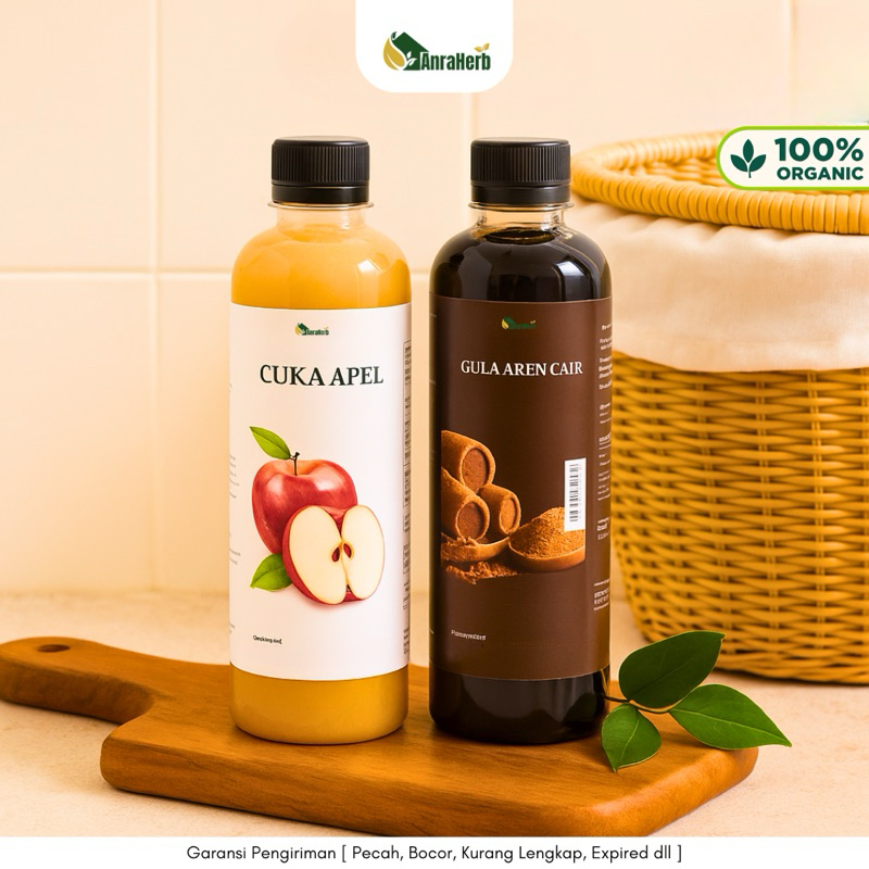 

Bundling Gula Aren Cair & Cuka Apel by AnraHerb