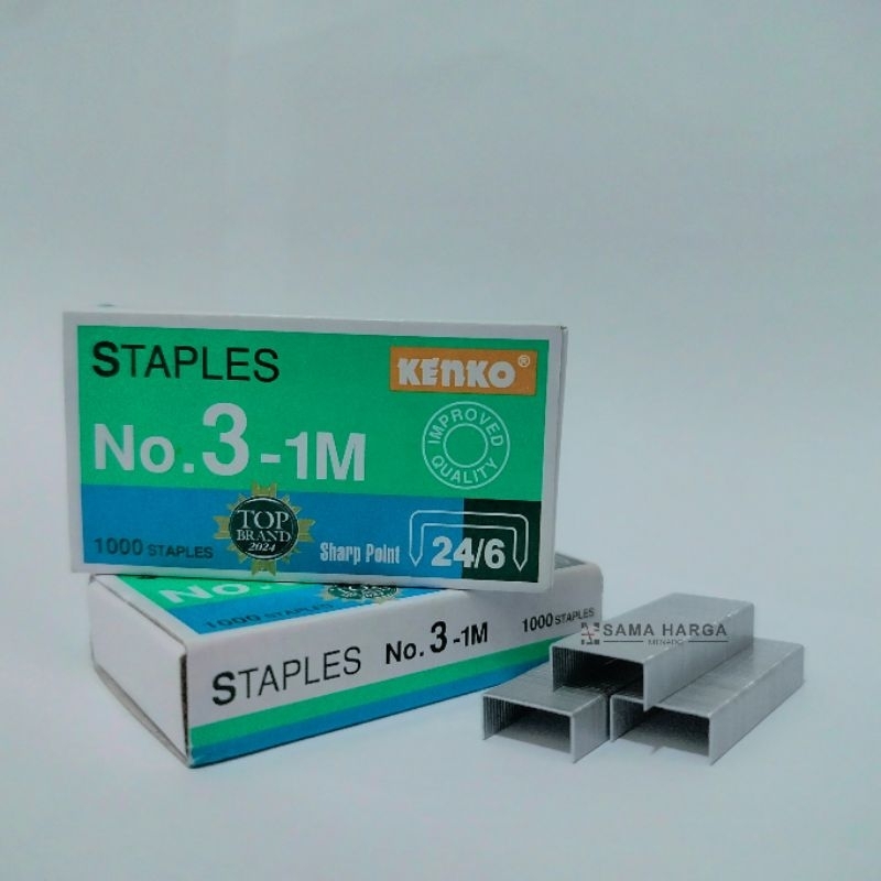 

ISI STAPLES KENKO/ISI STAPLES KECIL NO.10 KENKO/ISI STAPLES SEDANG NO.3 KENKO