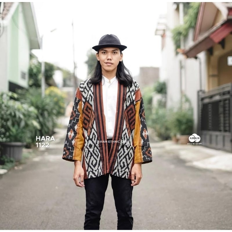 OUTER PRIA WARNA KUNING KUNYIT READY STOCK