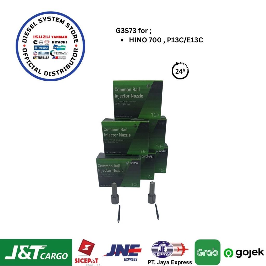 [G3S73 - Liwei] Commonrail Diesel Injector Nozzle - Ready Stock