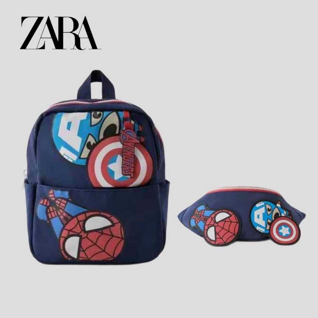 KODE Y79Z BAB44 Tas pinggang anak laki laki karakter superhero import tas selempang anak laki laki t