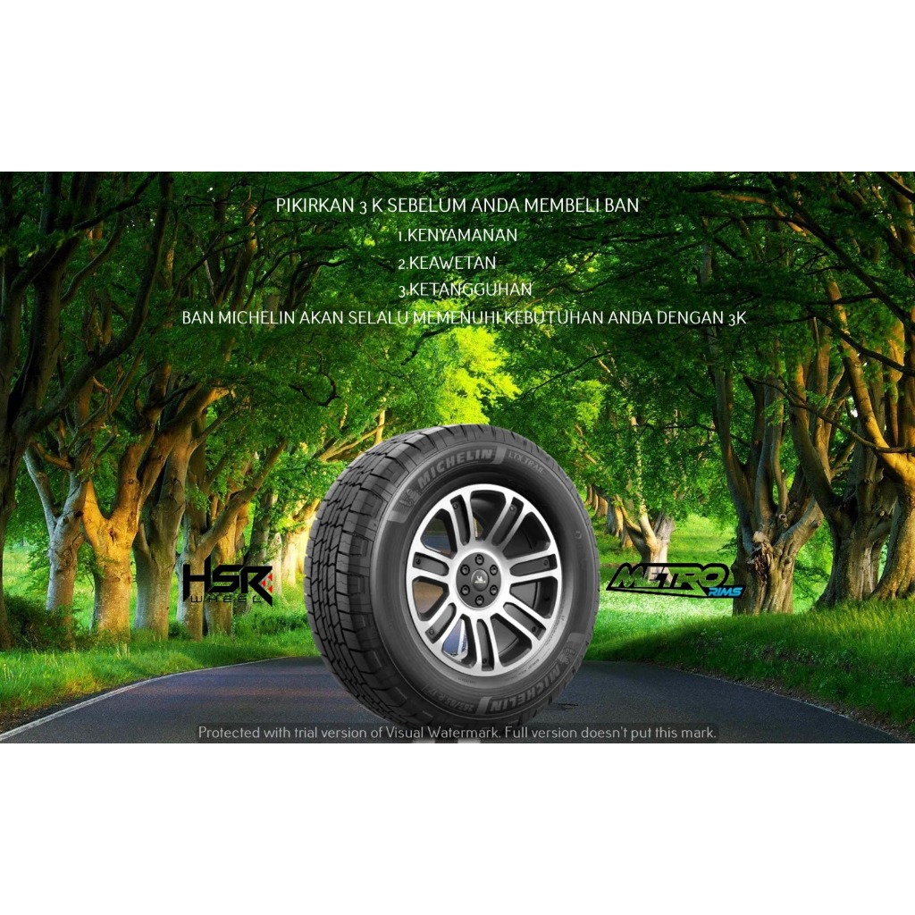 BAN MOBIL TUBLES UKURAN 265 65 R17 BAN INPORT MERK MICHELIN LTX TRAIL 112T