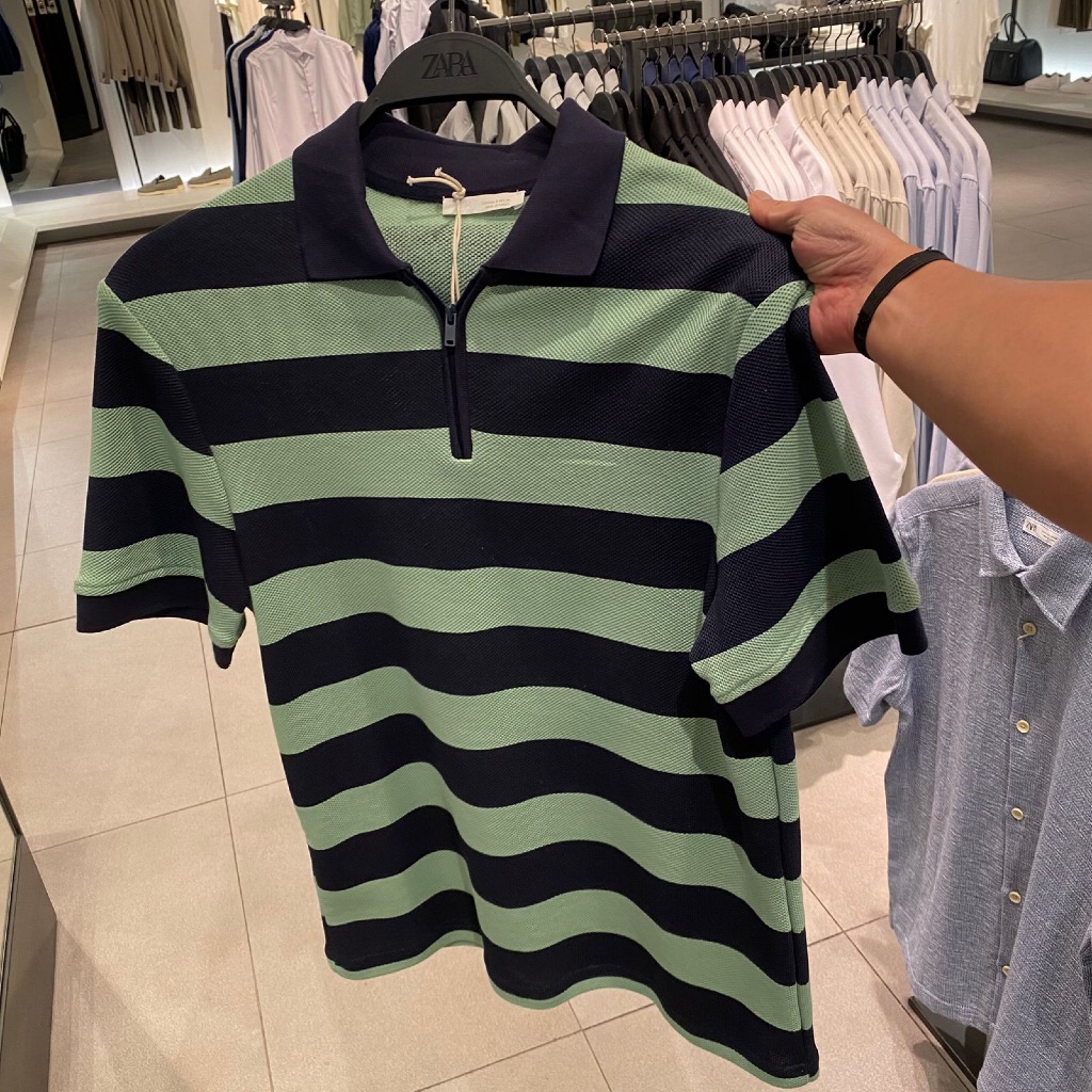 Jastip. Polo Half Zipper Zara (Man)