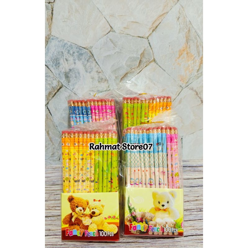 

Pensil 2B /Pensil Fancy Karakter Ada hapusan isi 100 pcs