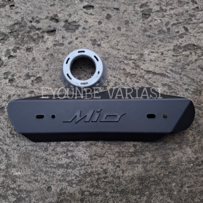 READY PAKET End Muffler Corong Knalpot Anti Panas Plus Cover Knalpot Mio Universal Semua Jenis Motor