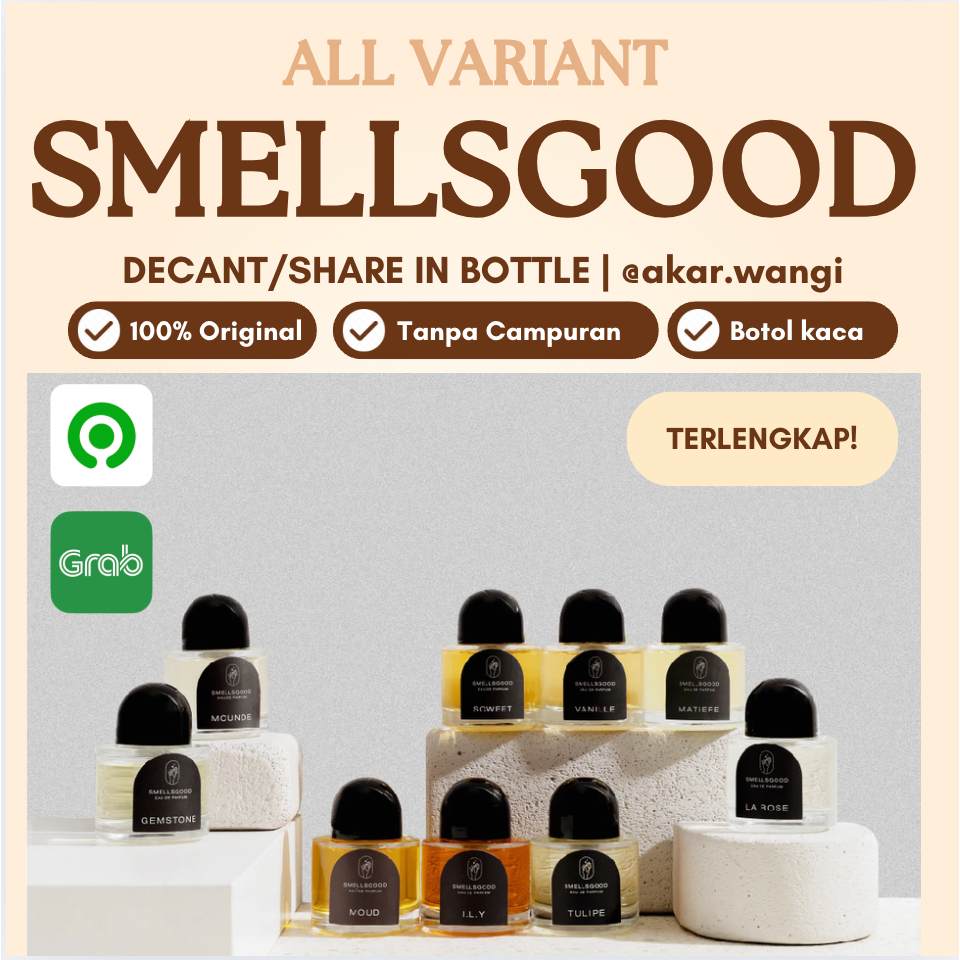 (decant) Smellsgood - Gemstone Muschio Cashmere Tulipe Scweet Tester Parfum