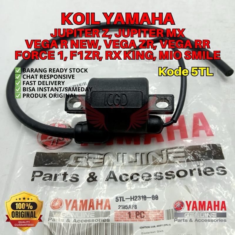 5TL KOIL JUPITER Z ORIGINAL YAMAHA GENUINE PARTS, KOIL ORIGINAL YAMAHA JUPITER Z, KOIL JUPITER MX, K