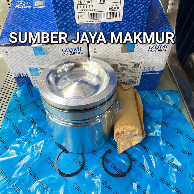 PISTON SEHER KOMATSU PC200-8 PC200-8MO IZUMI ORIGINAL