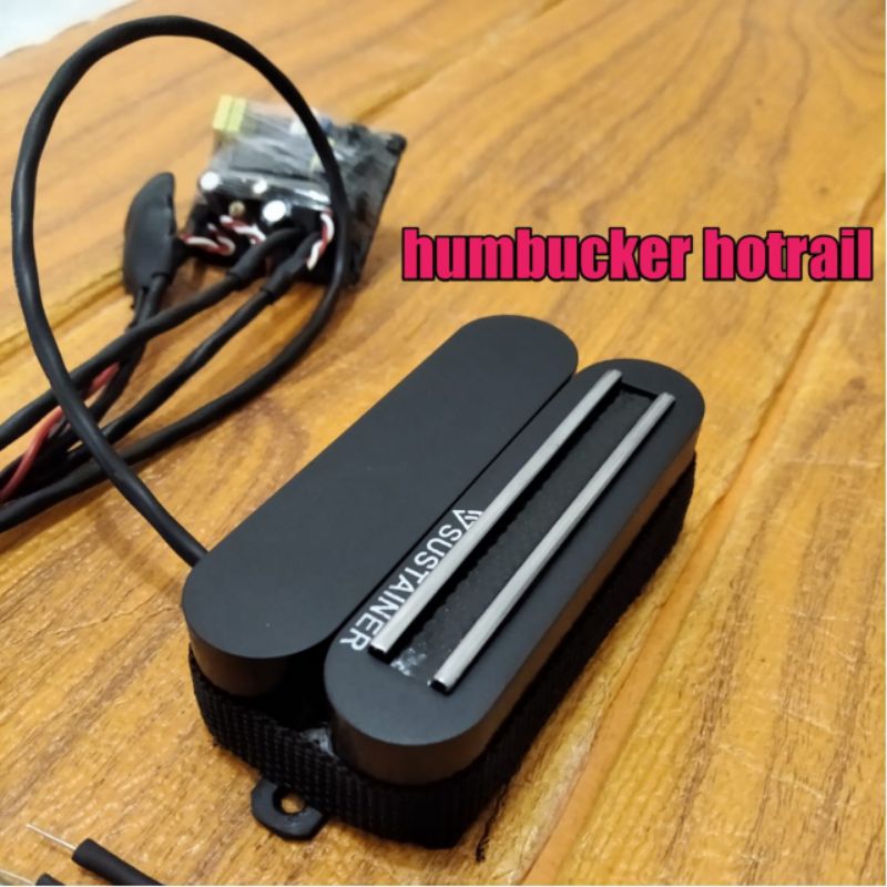 pickup gitar, sustainer humbucker hotrail