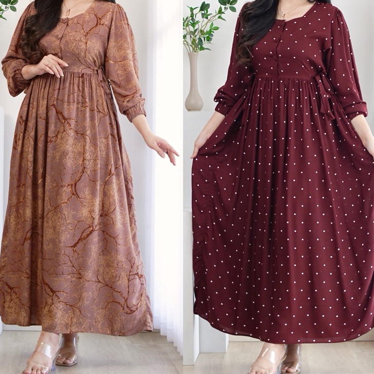 Trendy Amariel Tulsa Dress Daster Nyaman Bumil Busui Friendly