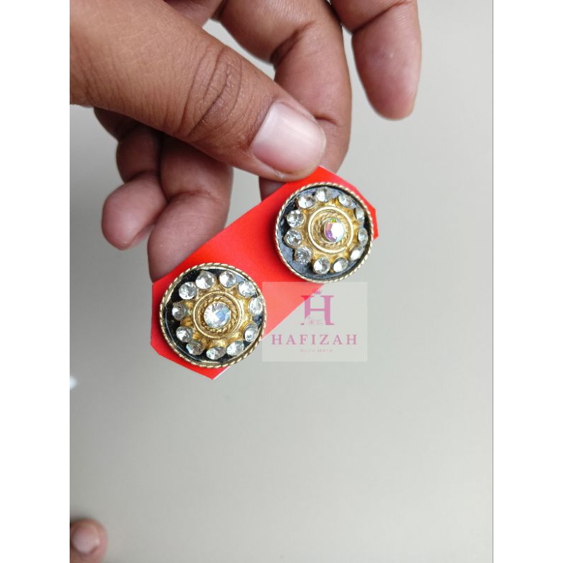 Hafizah - Giwang tusuk Pengantin Anting Bludru bumbung Suweng Paes ageng