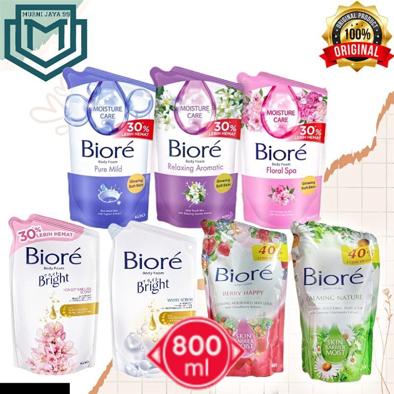 BIORE SABUN MANDI CAIR 800ML