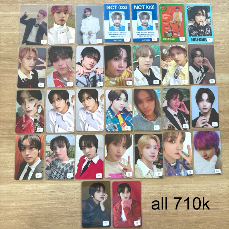 [READY] TAKE ALL Official PC Photocard NCT 127 DREAM Haechan