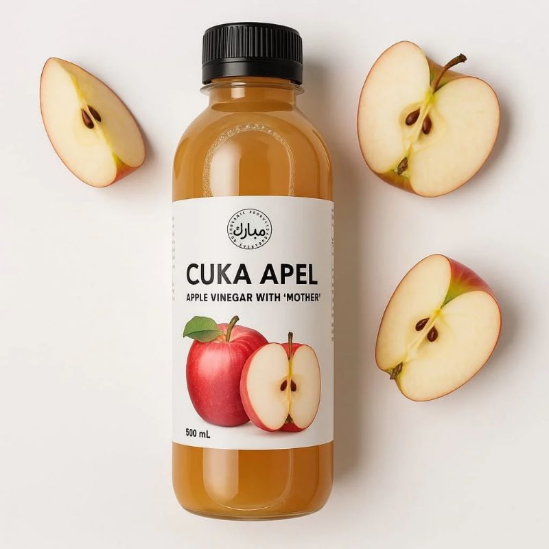 

Cuka Apel Mubarak (Apple Vinegar With 'Mother')