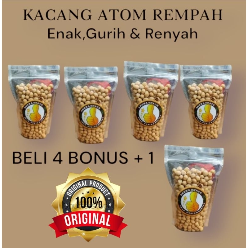 

KACANG ATOM REMPAH GURIH & RENYAH 200 gr