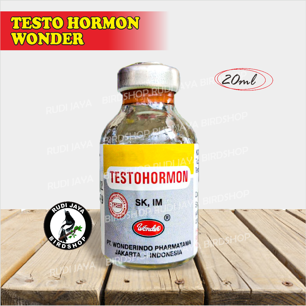 TESTOHORMON 20ML TESTO HORMON VITAMIN TERNAK KHUSUS JANTAN UNTUK BREEDING BURUNG KELINCI KUCING SAPI