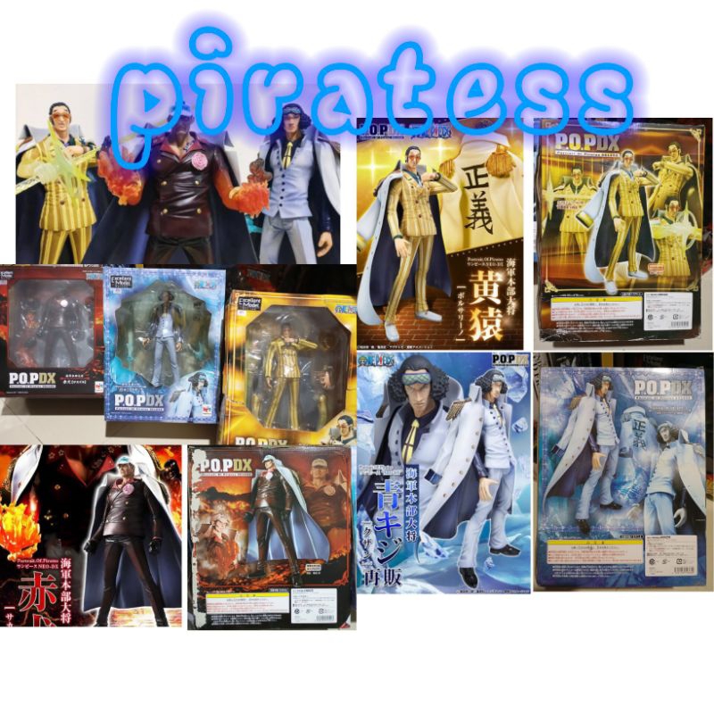 POP dx One piece marine Aokiji,Kizaru,Akainu Misb
