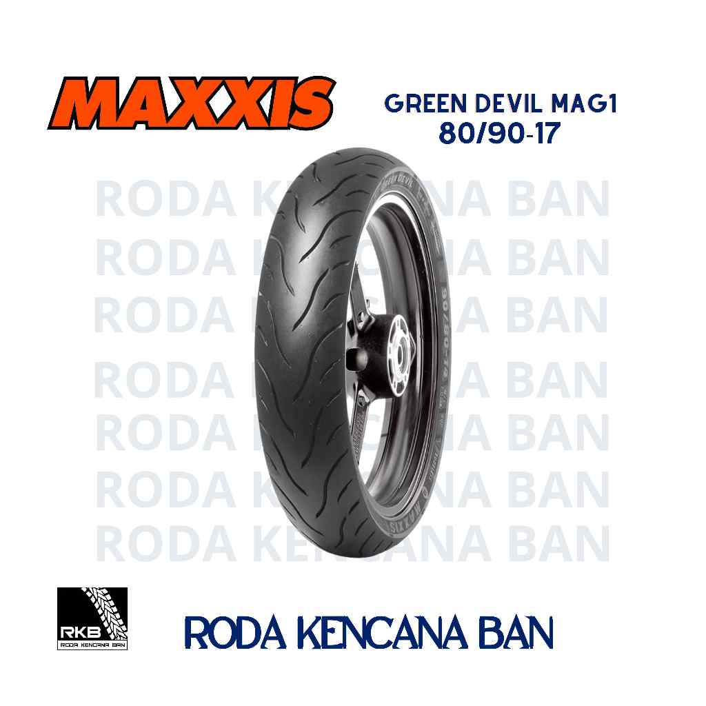 Ban Motor MAXXIS GREEN DEVIL MAG1 size80/90 R17 - Tubeless Ban Depan SUPRA X 125, JUPITER Z1, SMASH,
