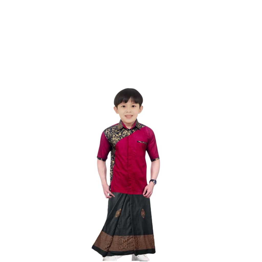 garansi teranyar- sarkonak sarung baju koko anak - set sarung anak- sarung koko prada anak
