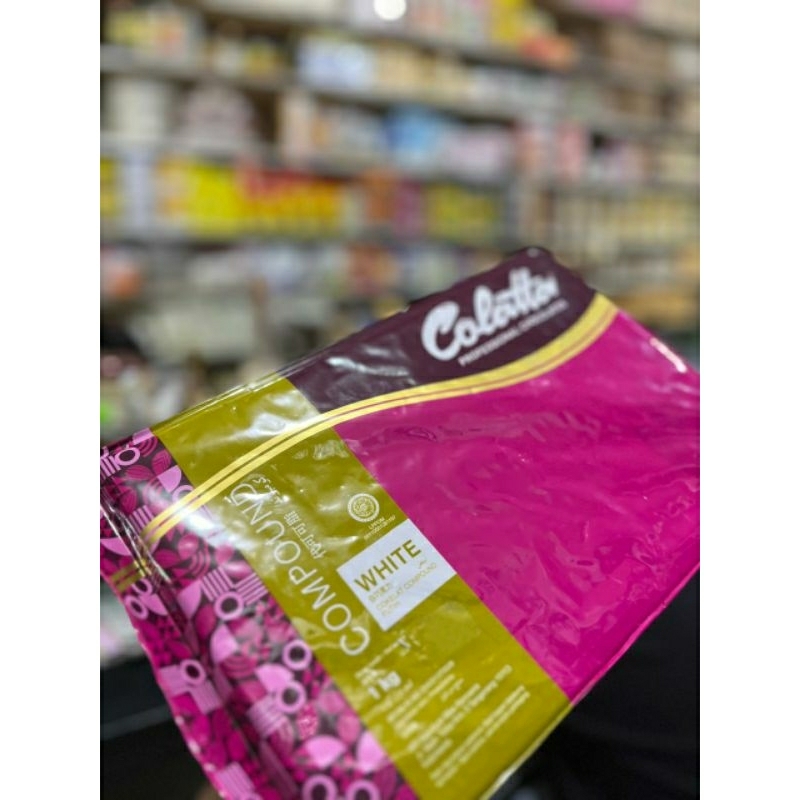 

Collata White Chocolate / Collata white Chocolate 1kg / Collata White / Collata white Compound / Coklat Putih / Coklat batang / Collata Putih / Coklat Batang Putih