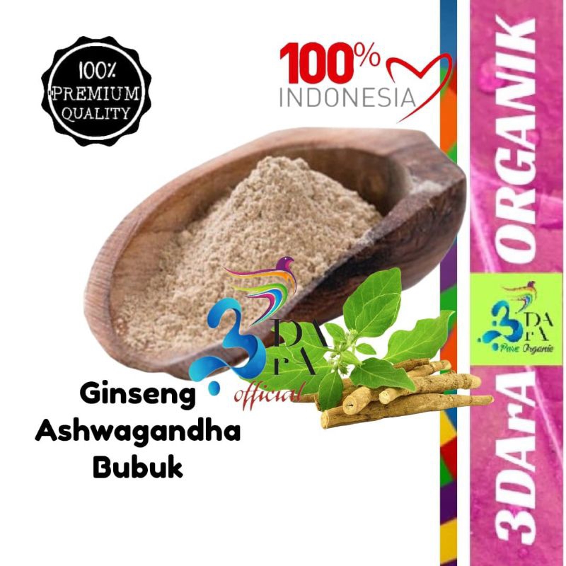 

Bubuk Ginseng India Ashwagndha 50gr - 100gr Premium Murni Tanpa Campuran