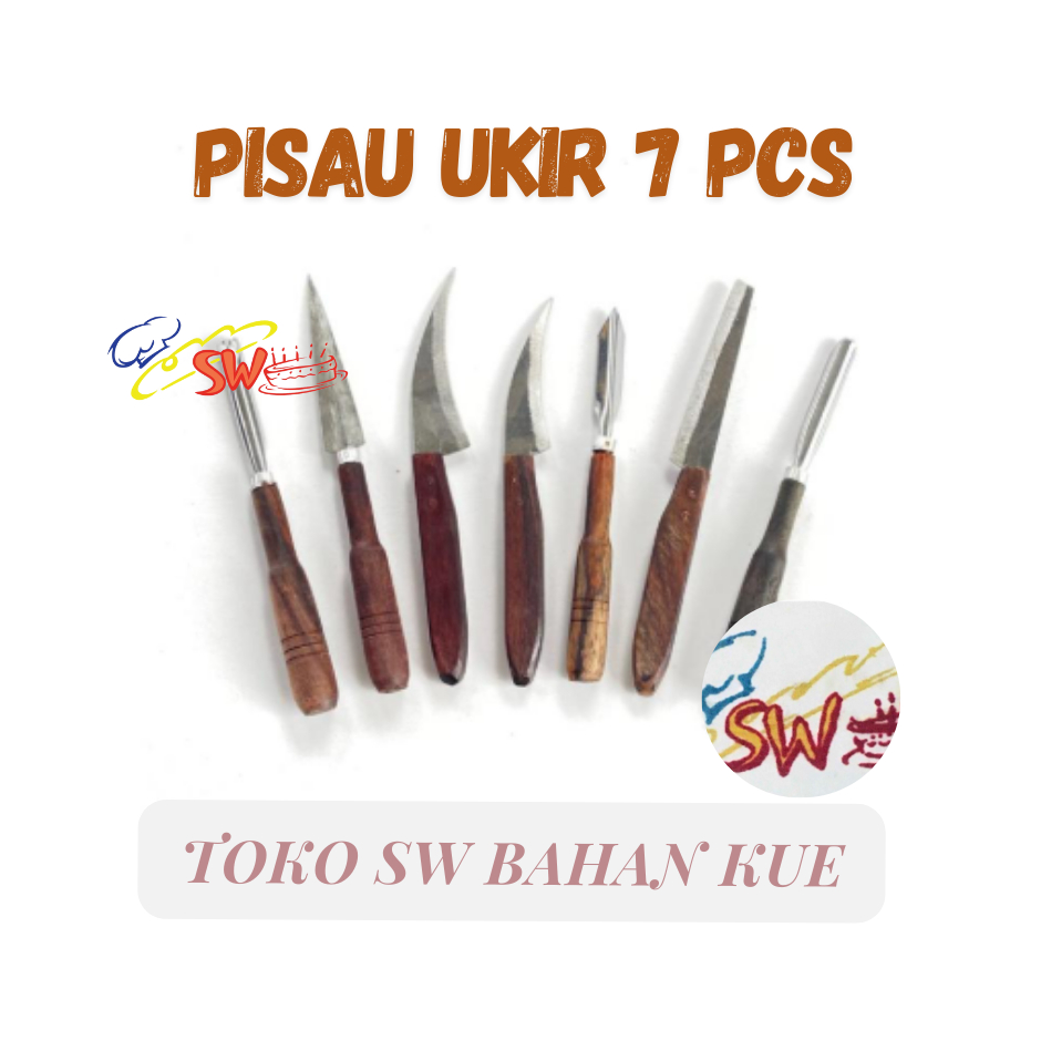 

PISAU UKIR BUAH 7 PCS