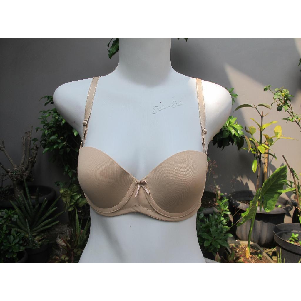[TKPD39] Push Up Bra Strapless Valentine Secret SBU09/0092 Nude Size 34C (C75) 36C (C80)