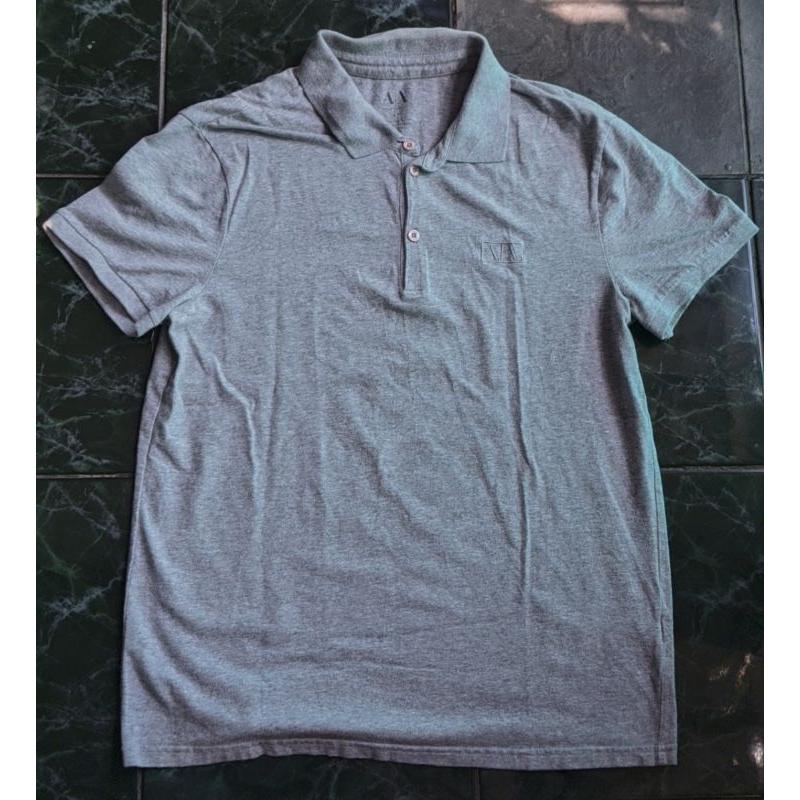 Kaos Kerah Armani Exchange Grey