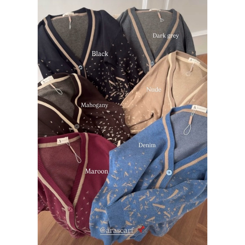 KNITWEAR MONOGRAM 3.0 ARASCARF // Knitwear Monogram 3.0 Arascarf // Knitwear Monogram 2.0 Arascarf