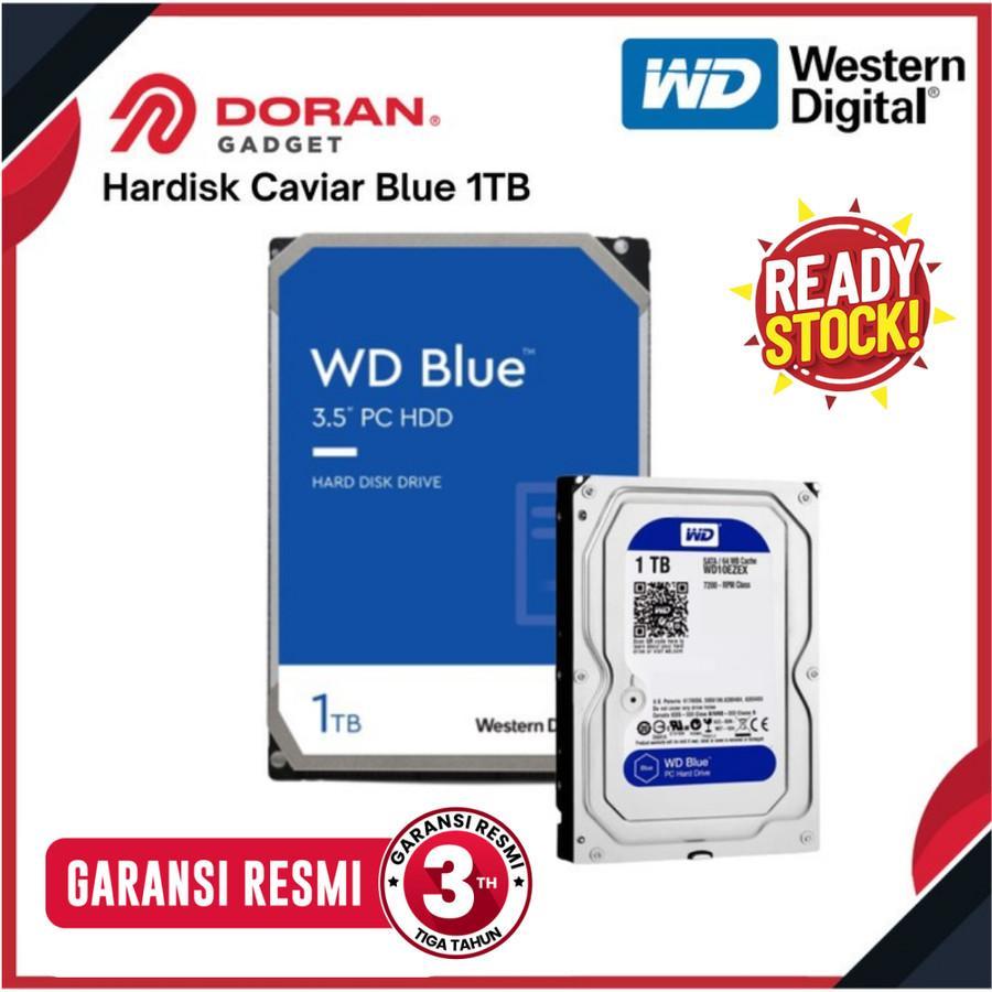 WD Harddisk Caviar Blue 1TB 2TB 4TB 6TB 8TB HDD for PC Desktop - Garansi Resmi