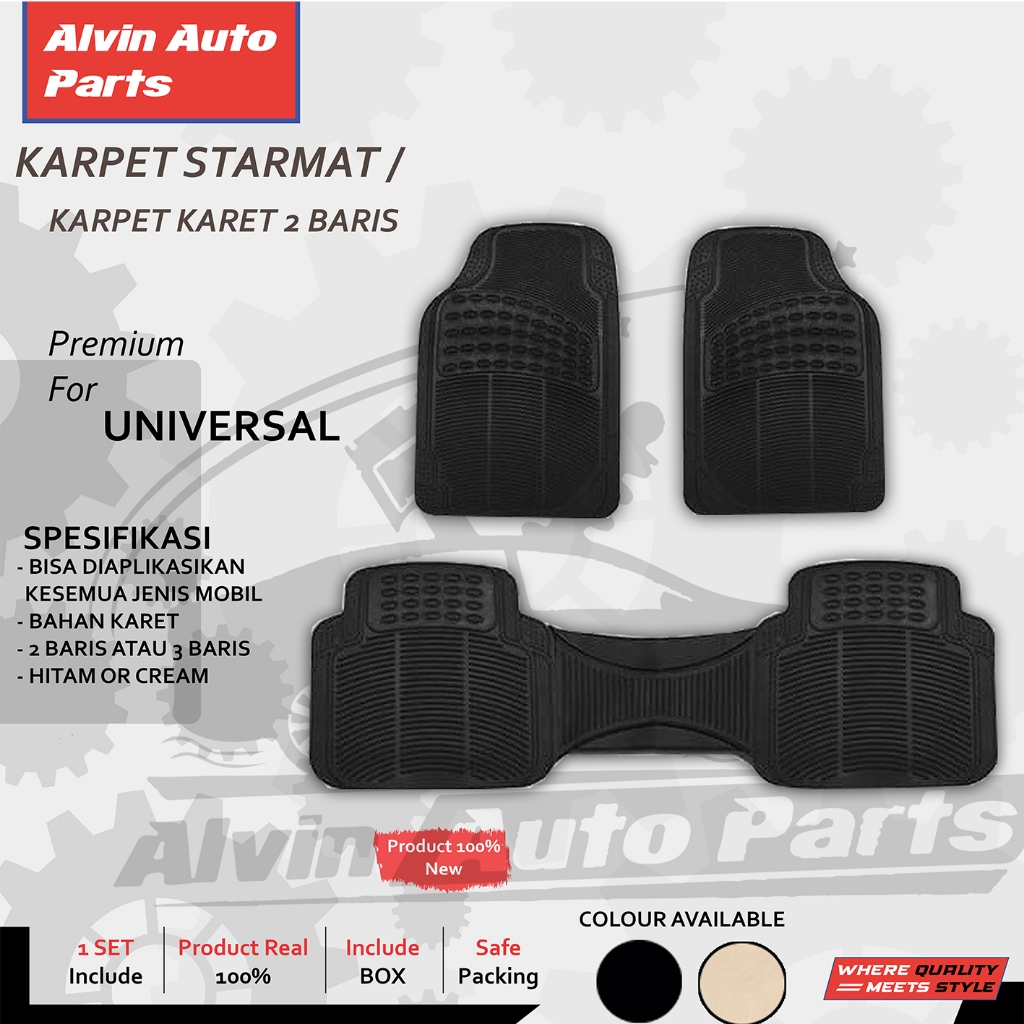 KARPET MOBIL STARMAT 2 BARIS UNIVERSAL / KARPET MOBIL 3 BARIS UNIVERSAL