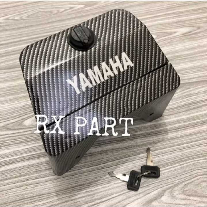 TOLBOX TOOL BOX TOLBOK RX KING CARBON KARBON + KUNCI TOLBOX TINGGAL PASANG