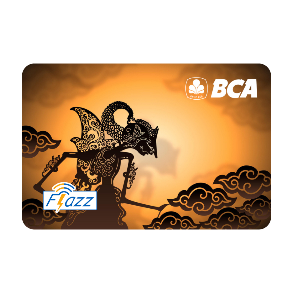 Emoney Embossed Nama custom eToll Flazz BCA budaya