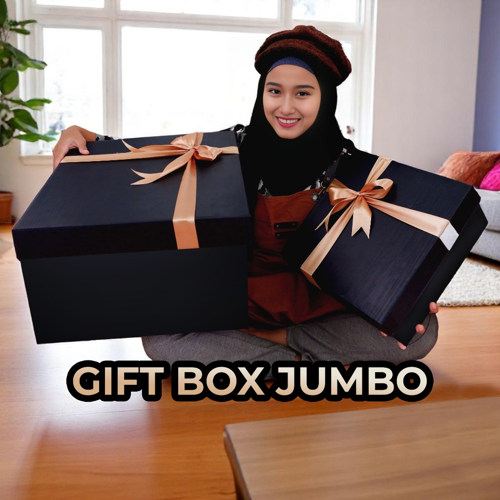 

Gift Box Jumbo / Kotak Kado / jumbo 43x31cm / Packaging Hadiah / Hampers Box / Unik Goni Aestetic