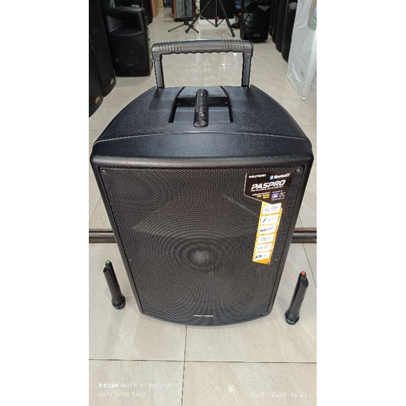 Speaker Bluetooth Karaoke Polytron Pas pro 12f3 12 inchi