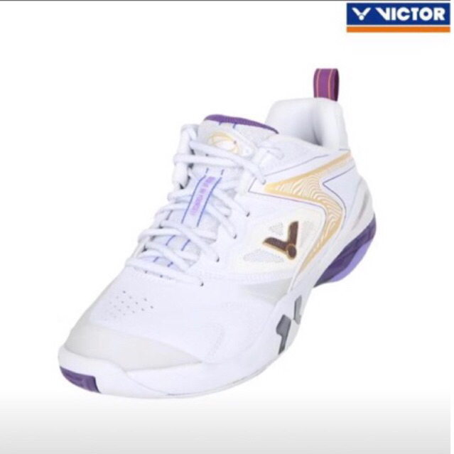 Sepatu Badminton Victor P9200TTY A / P 9200 TTY A Infinite White Purple