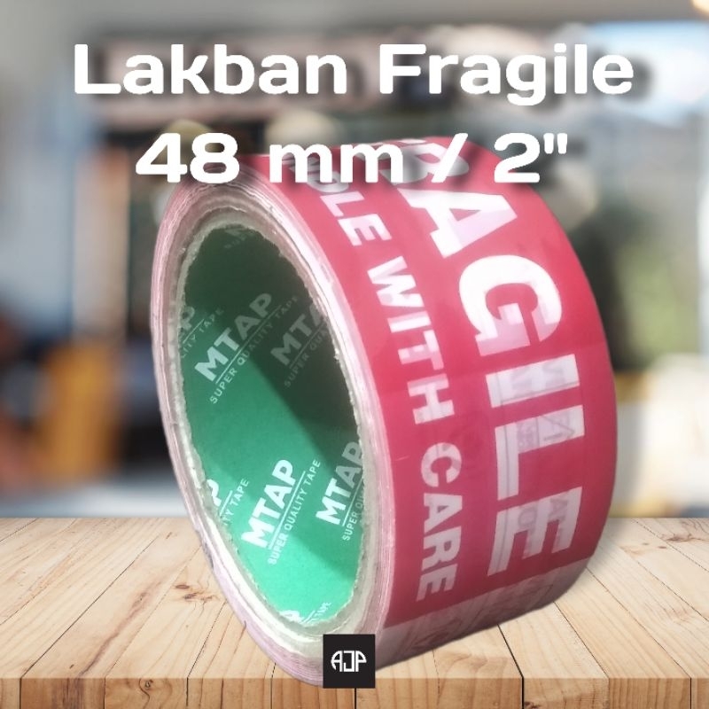 

Lakban Fragile 2 Inchi / 48 mm 50 yard | 1 pcs