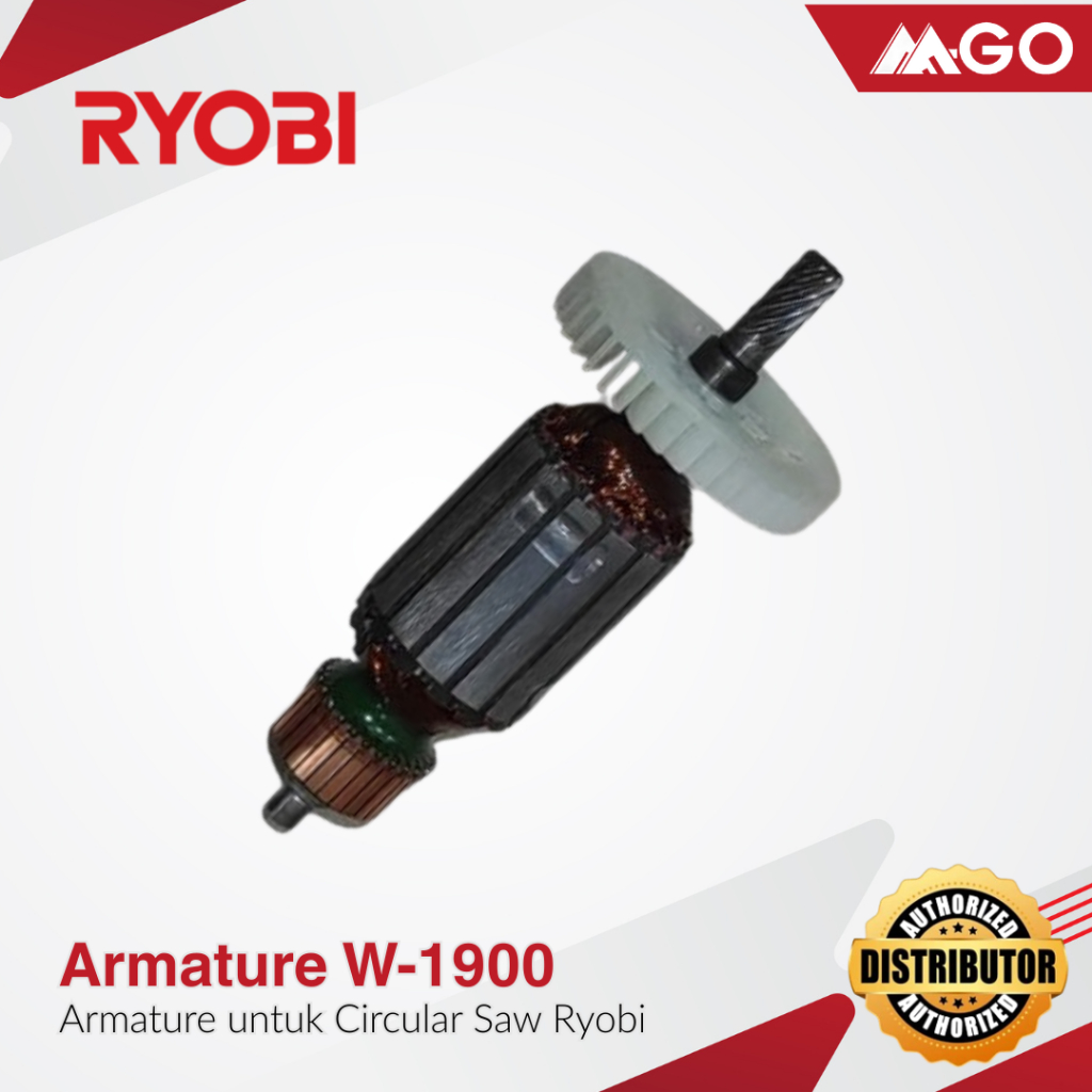 RYOBI Sparepart Armature 6035014 220W W-1900 Circular Saw