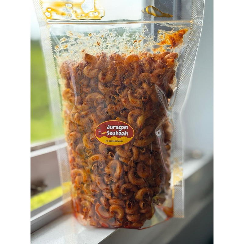 

500gram Makroni Cikruh Daun Jeruk Extra Pedas, Gurih dan Nikmat