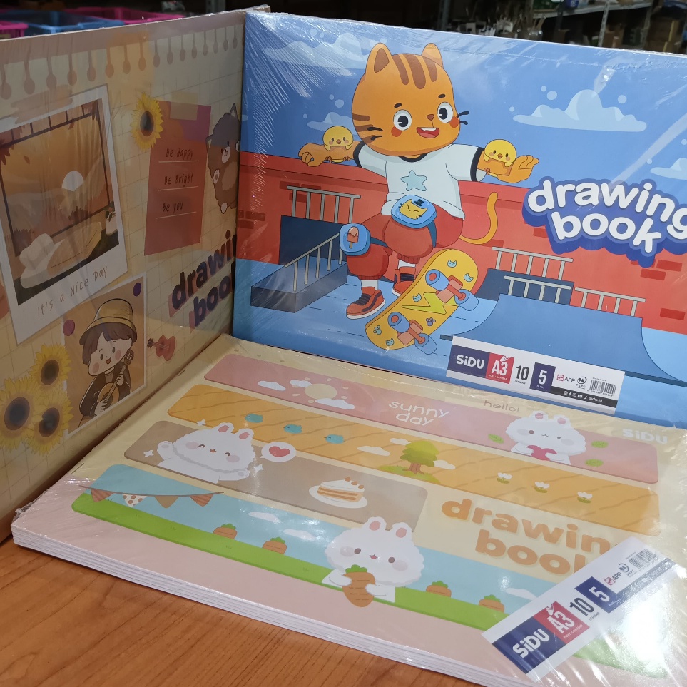 

KODE W95I 1PACK5 BUKU BUKU GAMBAR BESAR UKURAN A3 SINAR DUNIA