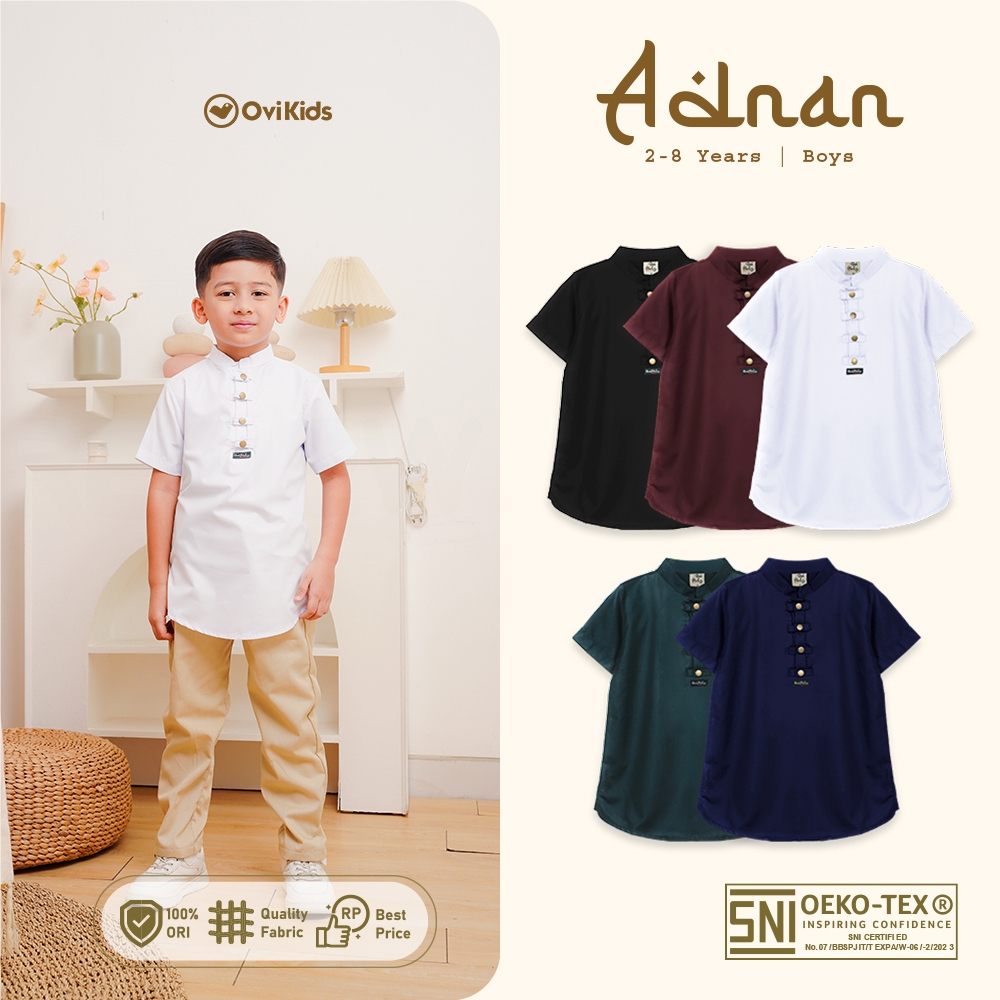 OVIKIDS Adnan / Baju Koko Anak Laki Laki