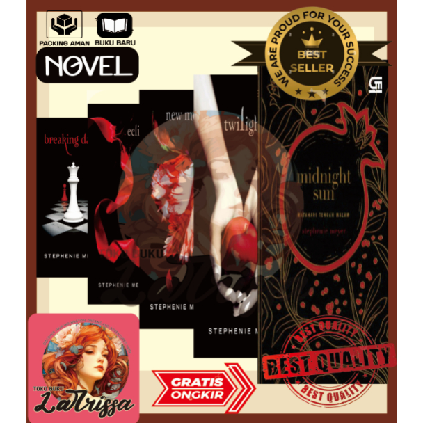[INDONESIA] TK_ TWILIGHT SAGA SERIES - TWILIGHT, NEW MOON, ECLIPSE, BREAKING DAWN, MIDNIGHT SUN