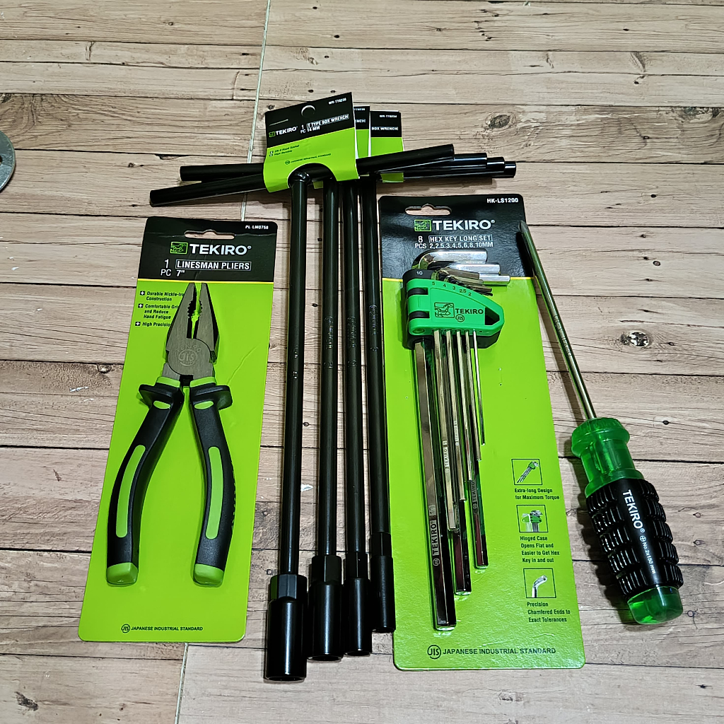 Promo TEKIRO Paket Lengkap / Alat Kunci Motor / Tekiro Kunci Pas Set / Kunci T+Tang+Kunci l