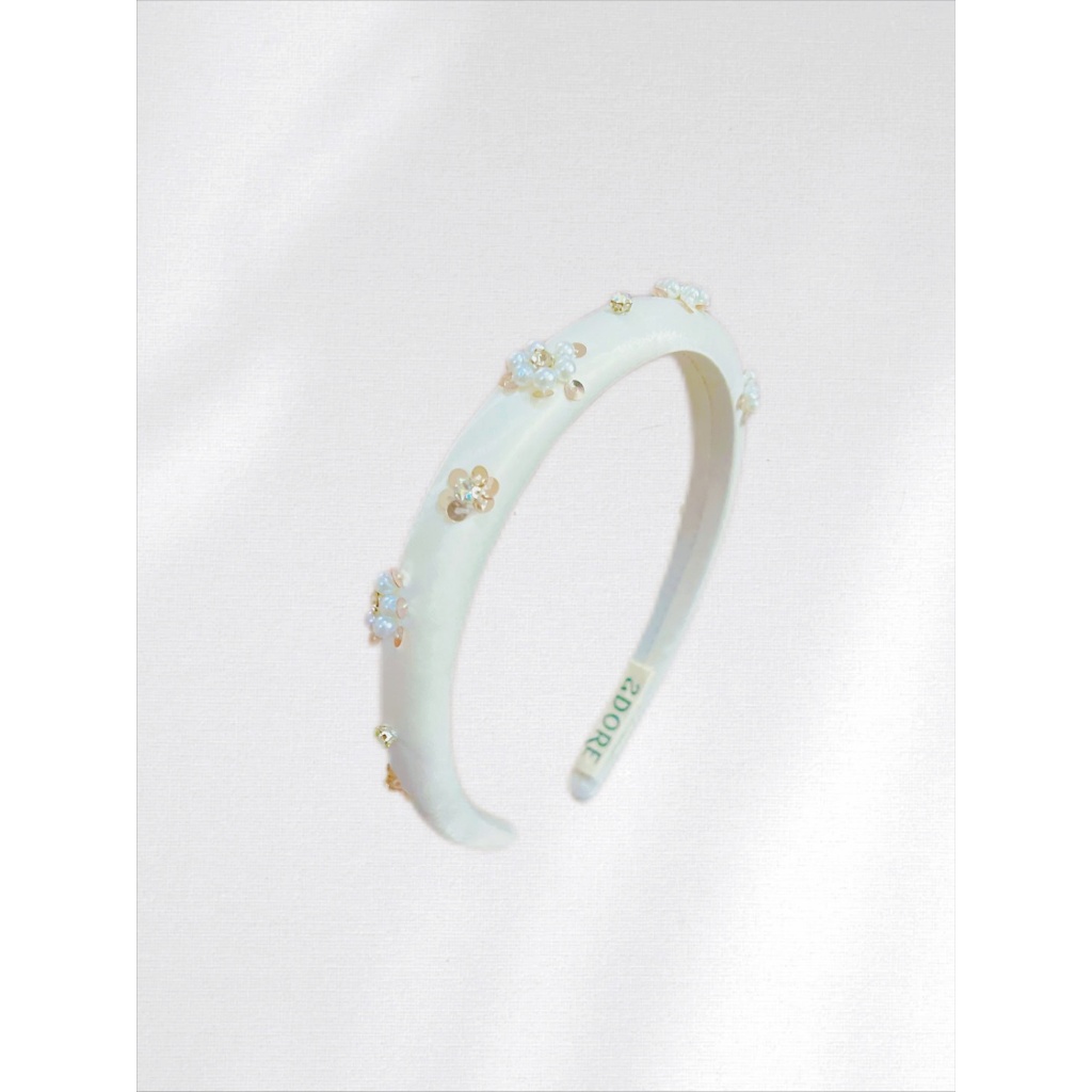 ADORE - White Pearl on White Bando