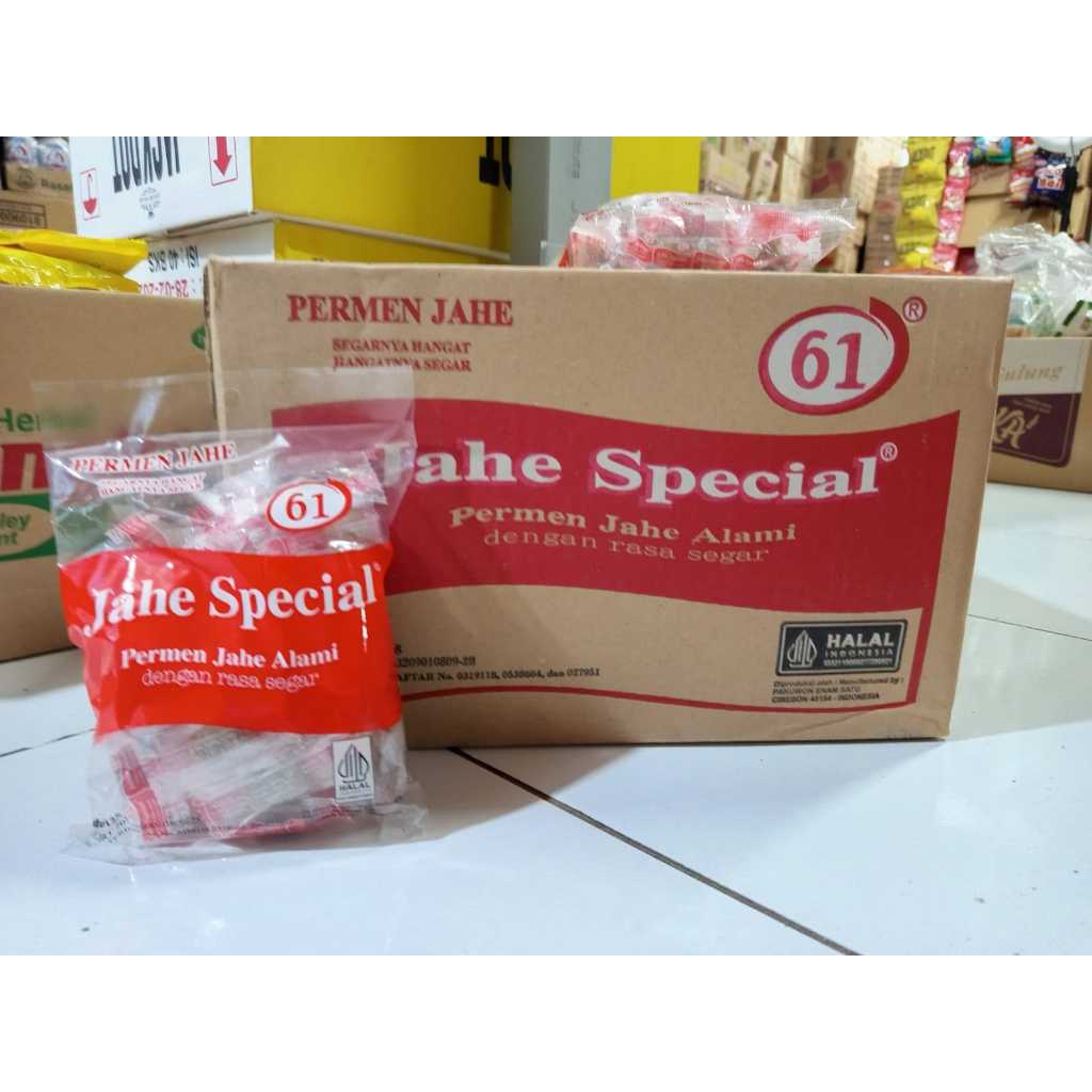 

Permen jahe spesial Dus(20packx125gr)